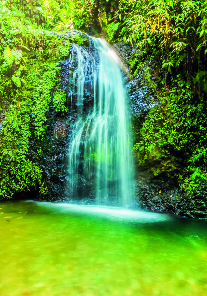 A SMALL MAGIC WATERFALL IN THE HEART OF MARTINIQUE ON AIR